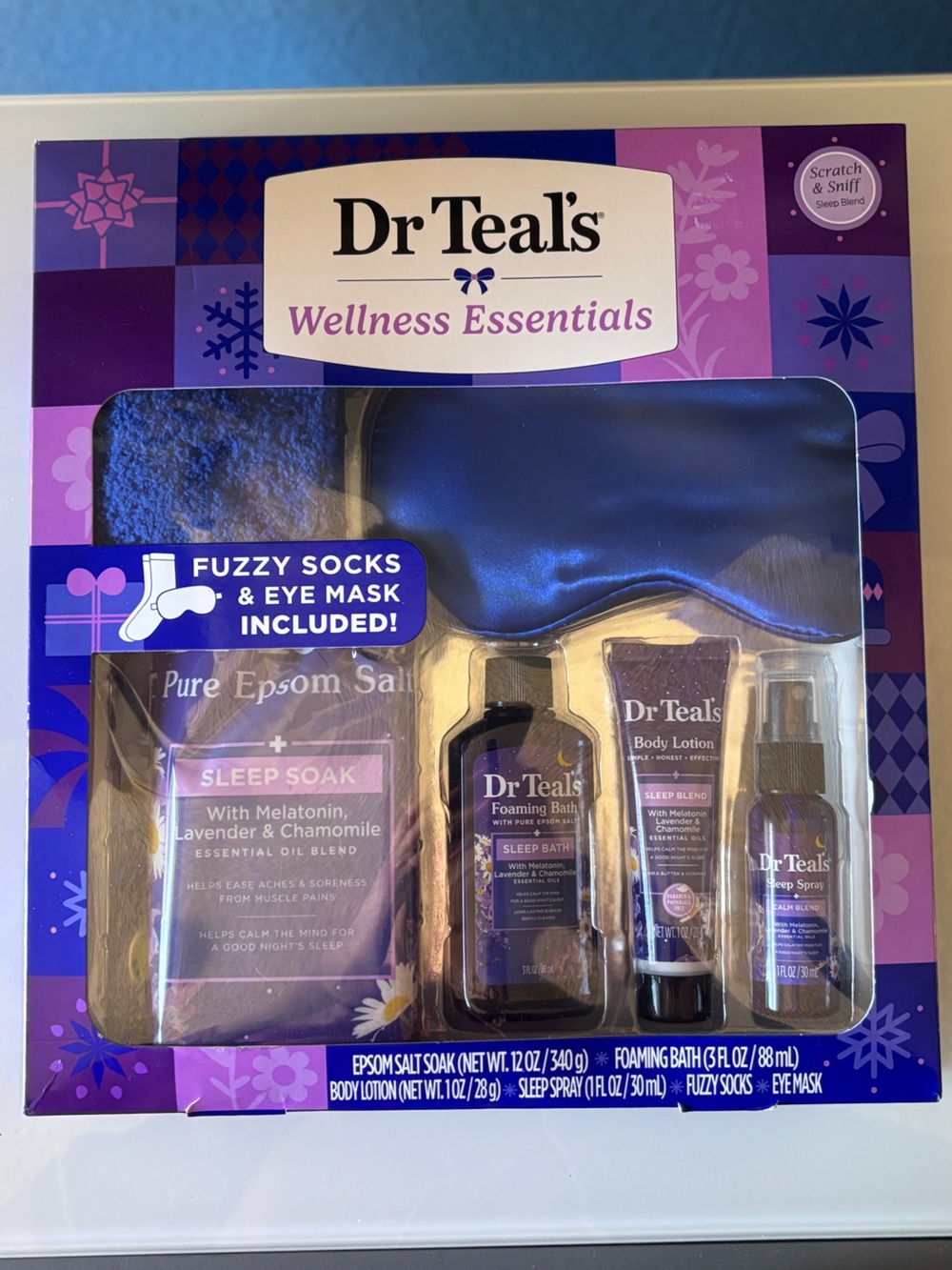 NEW Dr. Teal’s Wellness Essentials Sleep Bath Gift Set
